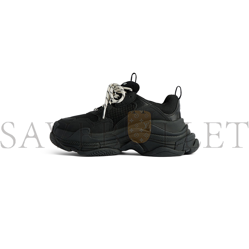 BALENCIAGA MEN'S TRIPLE S SNEAKER IN BLACK 534217W2CA11000 BALENCIAGA MEN'S TRIPLE S SNEAKER IN BLACK 534217W2CA11000